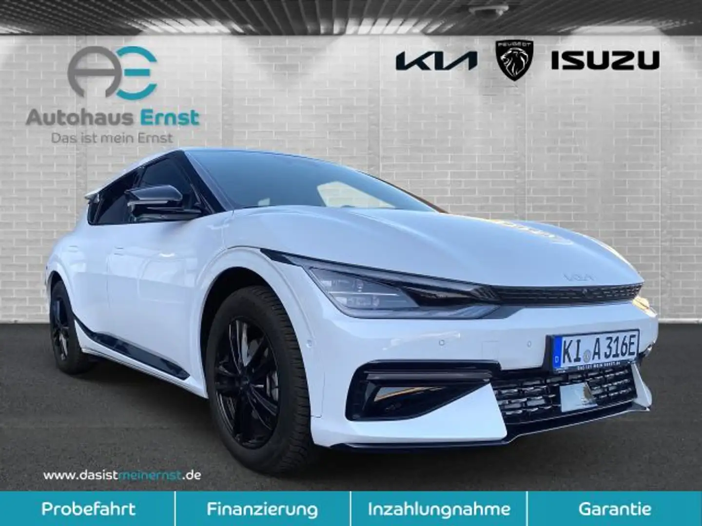 Kia EV6 77,4-kWh AWD GT-line Weiß - 2