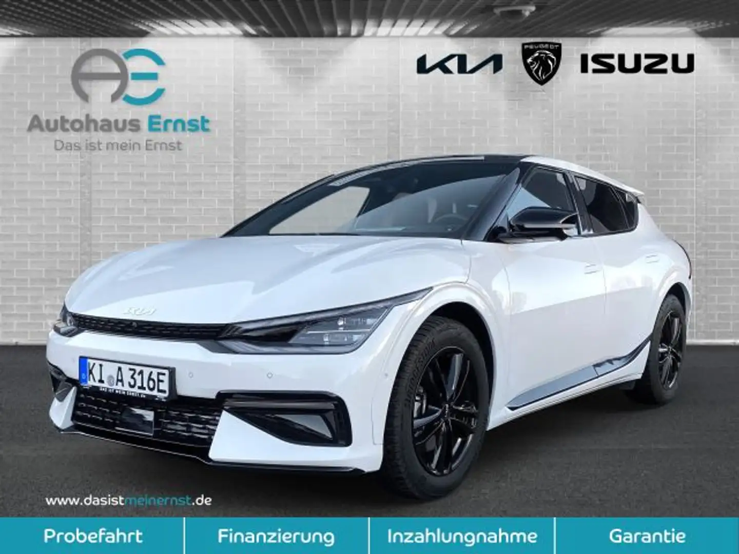 Kia EV6 77,4-kWh AWD GT-line Weiß - 1