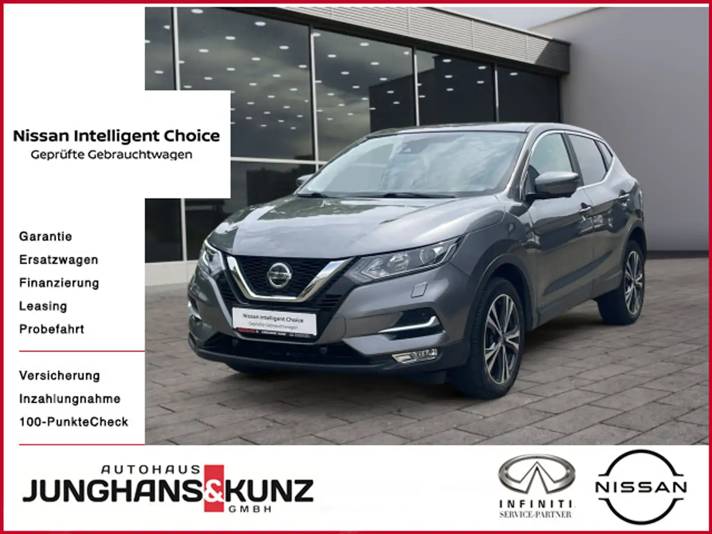 Nissan Qashqai 1.3 N-Connecta | NAVI | 360° | beheizb. Gris - 1