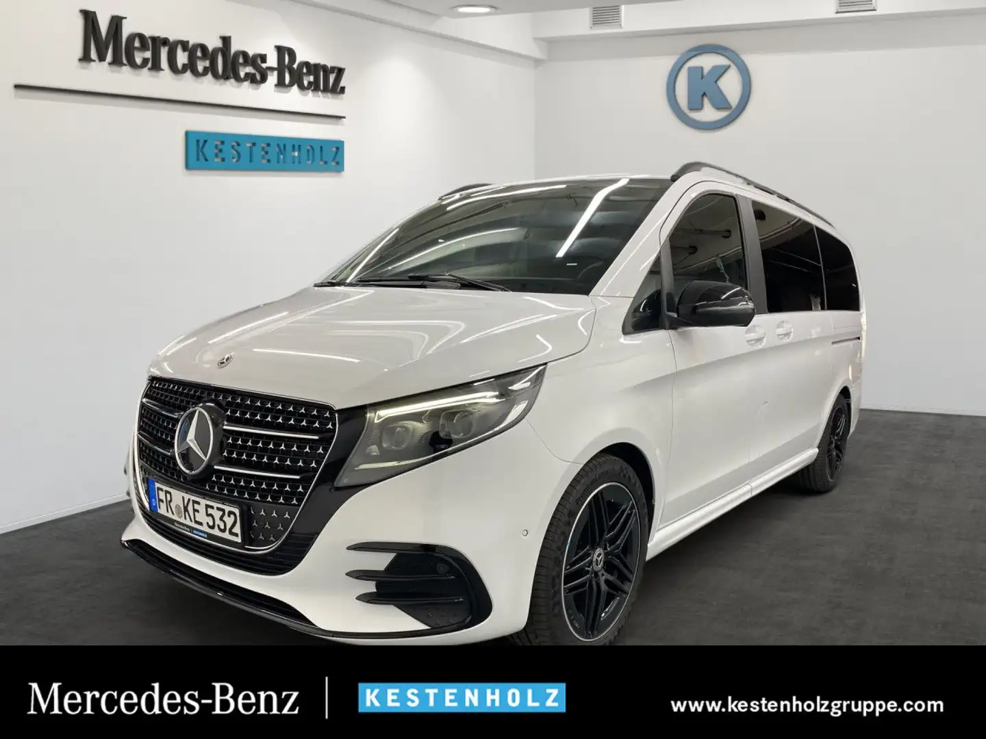 Mercedes-Benz V 250 d STYLE AMG+NIGHT+AHK+DISTR+EASY-PACK Weiß - 1