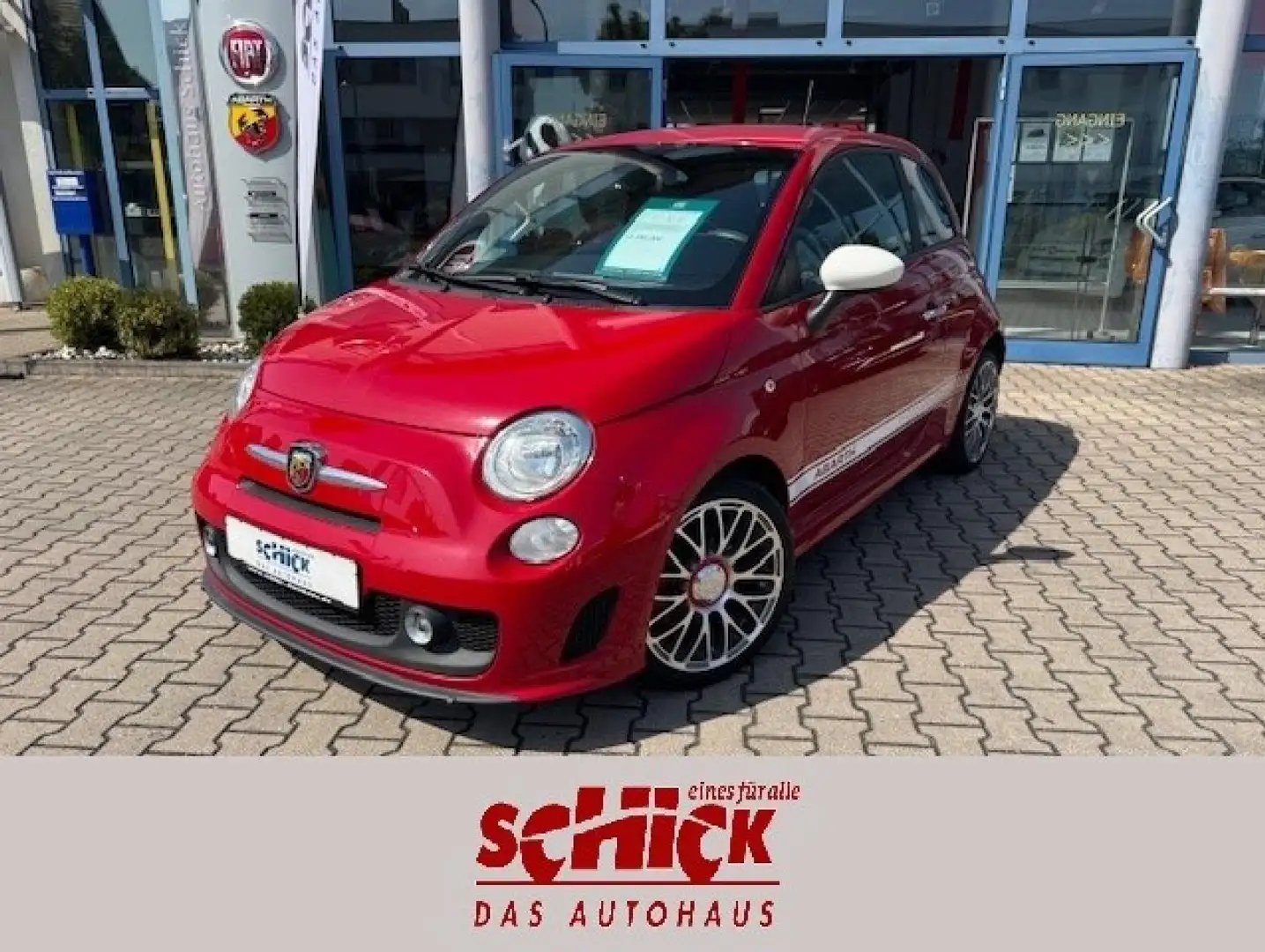 Abarth 500 500 1.4 TB 135PS Custom Rouge - 1