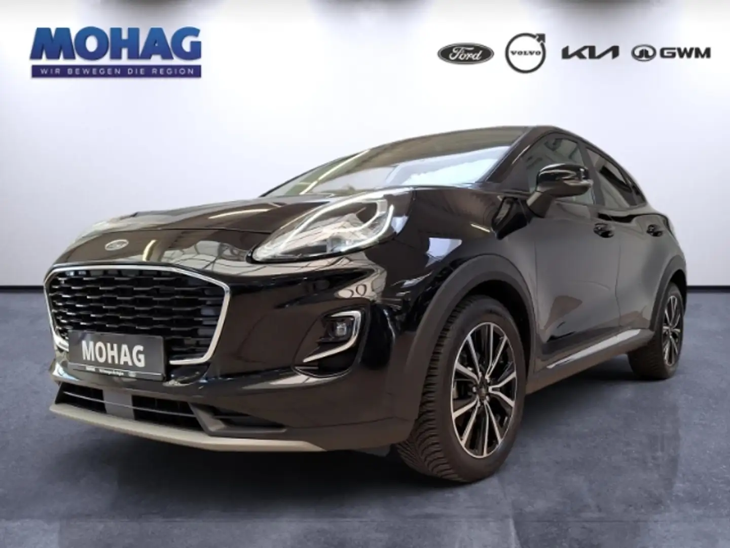 Ford Puma 1.0l Hybrid Titanium *ParkPilot-Navi-Sitzh*   -EU6 Schwarz - 1