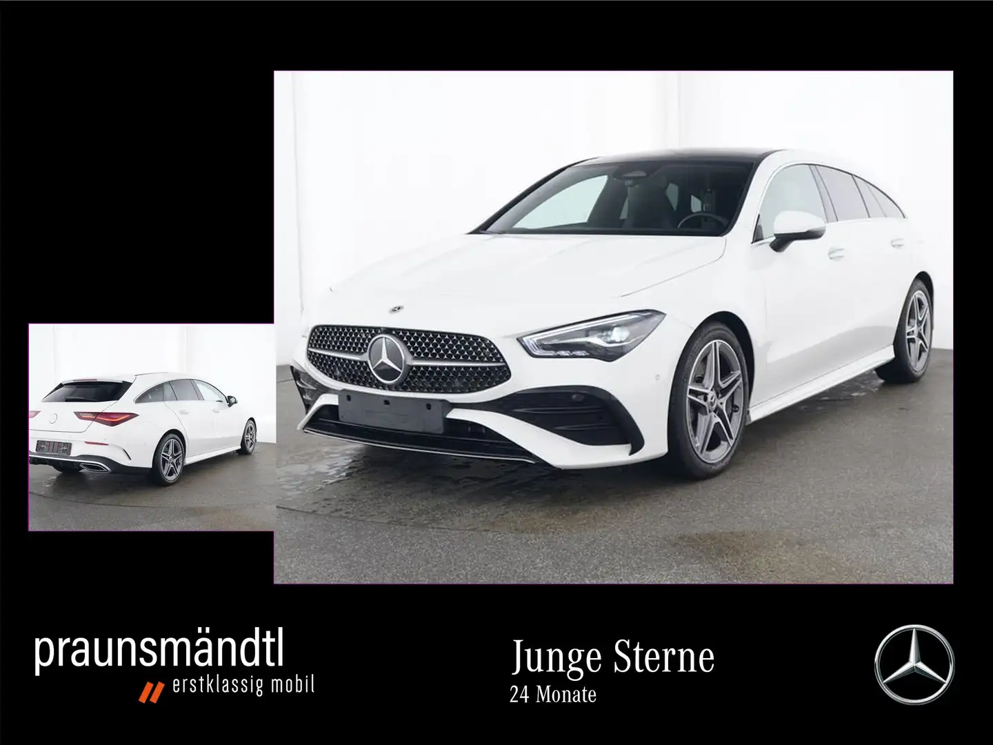 Mercedes-Benz CLA 200 SB AMG Progressive MBUX/eleHe/LED/Kamera Weiß - 1
