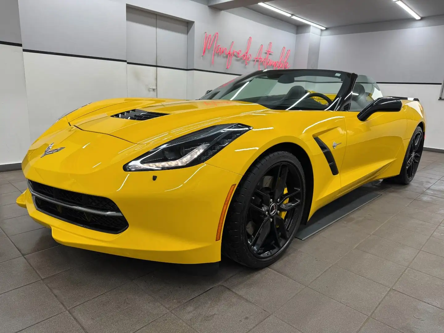 Corvette C7 Cabrio 2LT Z51 Velocity Yellow/Headup-Up/Memo Amarillo - 2