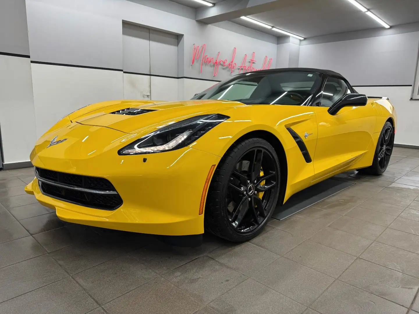 Corvette C7 Cabrio 2LT Z51 Velocity Yellow/Headup-Up/Memo Amarillo - 1