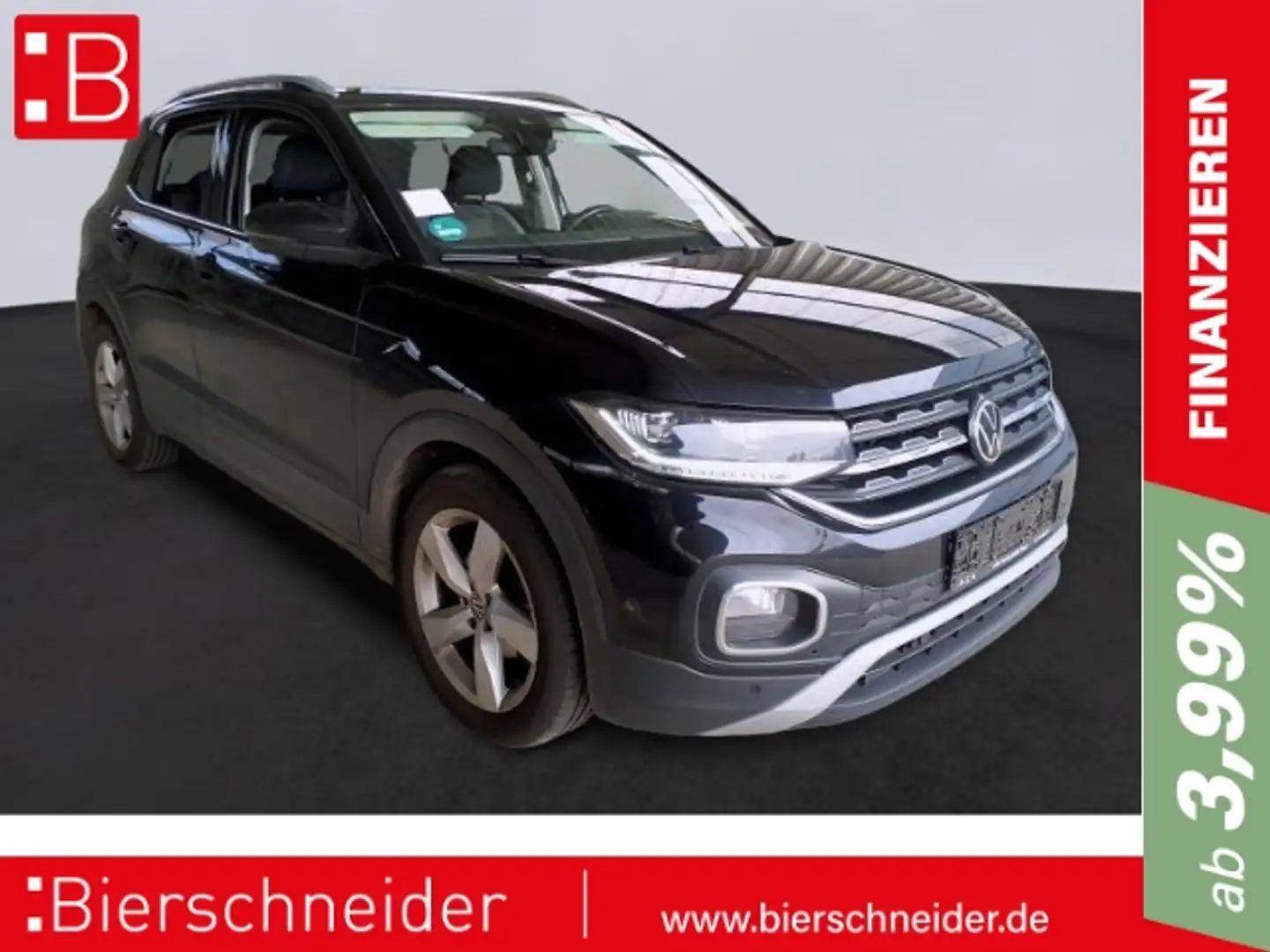 Volkswagen T-Cross 1.0 TSI Style AHK KAMERA ACC LED NAVI Schwarz - 1