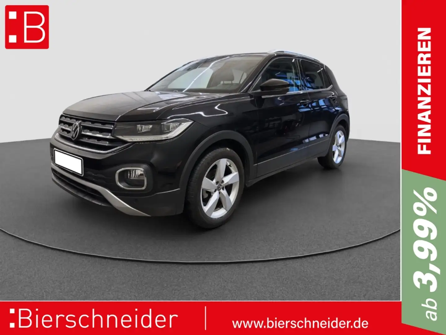 Volkswagen T-Cross 1.0 TSI Style AHK KAMERA ACC LED NAVI Schwarz - 1
