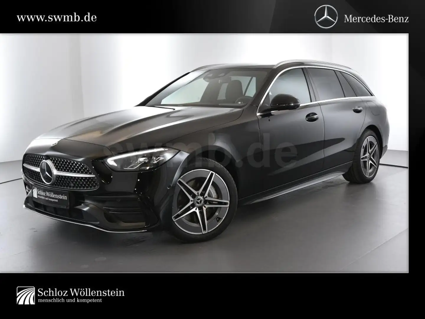 Mercedes-Benz C 300 de 4M T 4,99%/AMG/LED/Fahrass+/360Cam       /Spieg Schwarz - 1