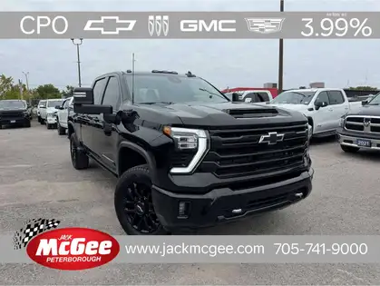 Black 2025 Chevrolet Silverado 2500HD Pickup Truck Four-Wheel Drive Automatic