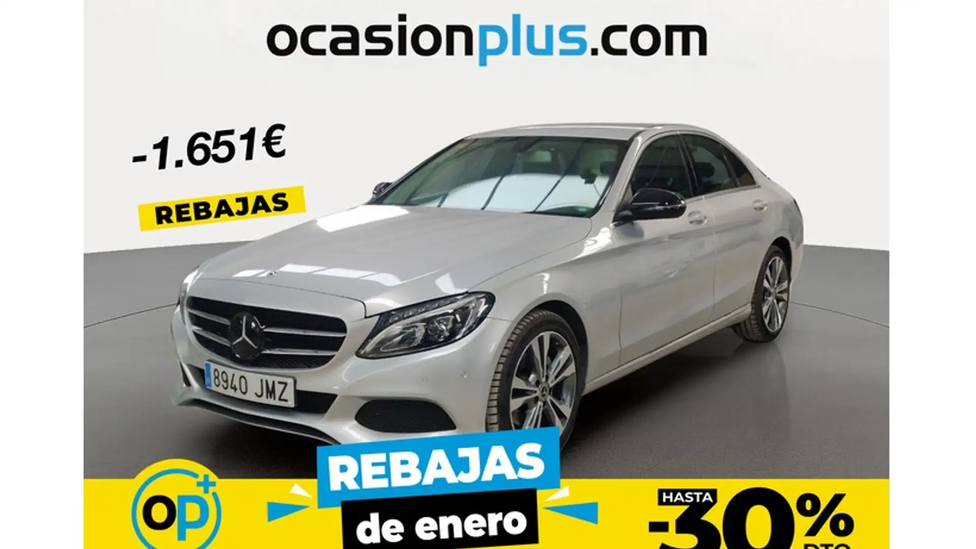 Mercedes-Benz C 220 220d 7G Plus Argent - 1