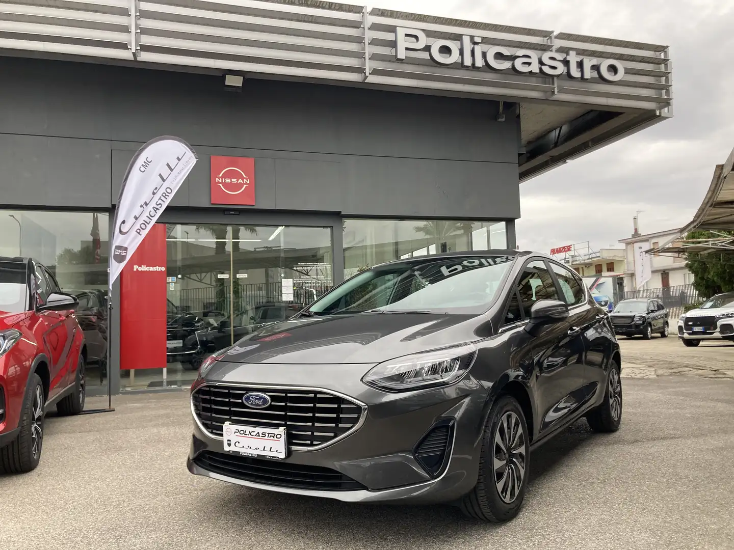 Ford Fiesta 1.1 Titanium 75cv LEGA CAR-PLAY FULL-LED PDC Grigio - 1