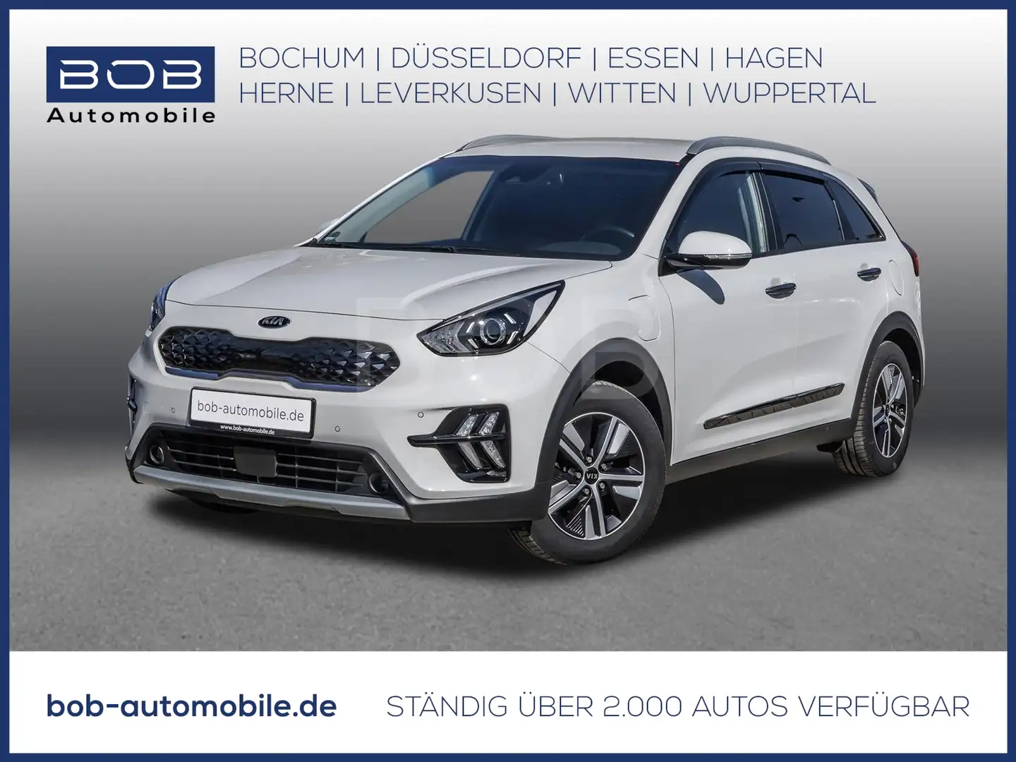 Kia Niro 1.6 Plug-in Hybrid NAVI KLIMA PDC AHK Weiß - 1