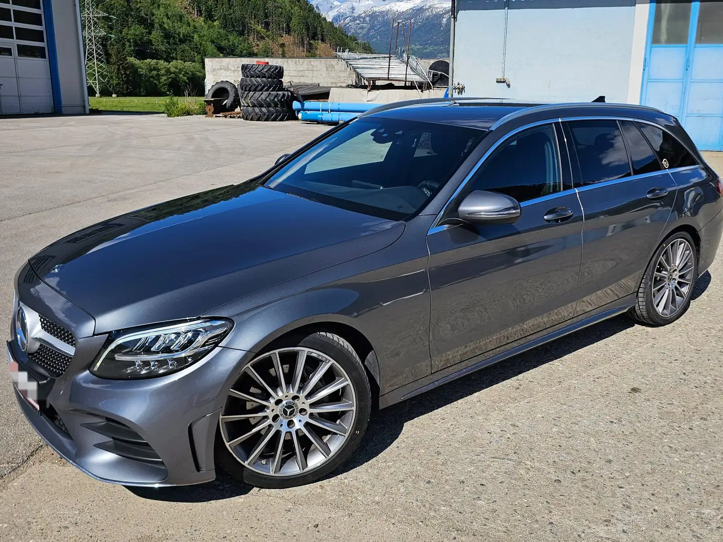 Mercedes-Benz C 200 C 200 D T- Modell Amg Line Grau - 1