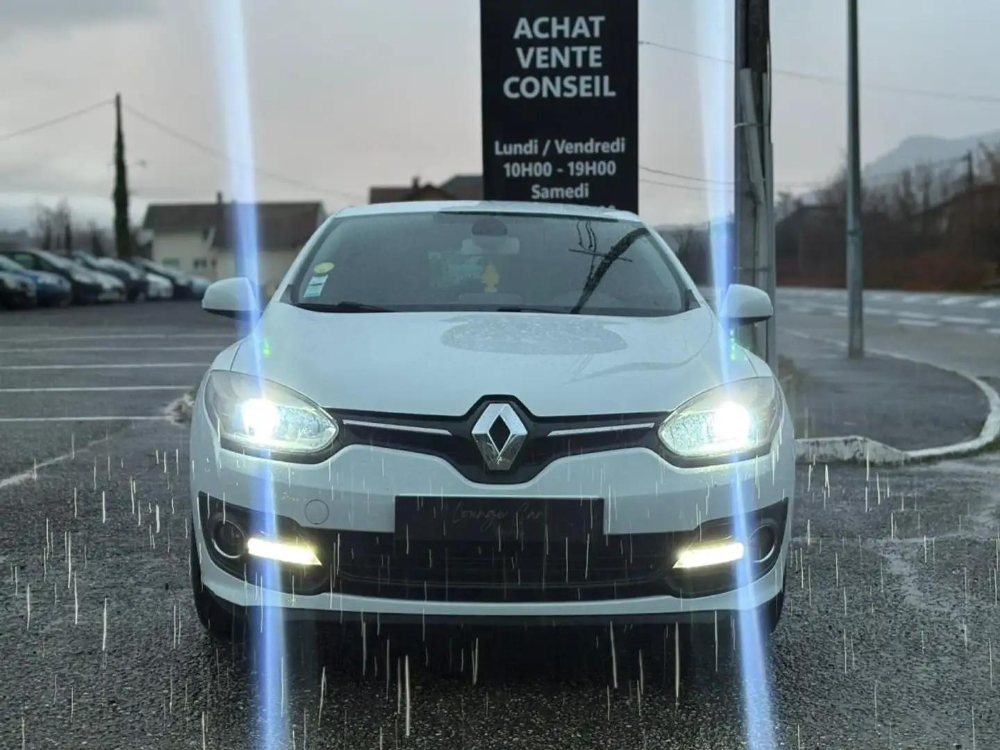 Renault Megane III COUPE dCi 110 Energy eco2 Intens Blanc - 2