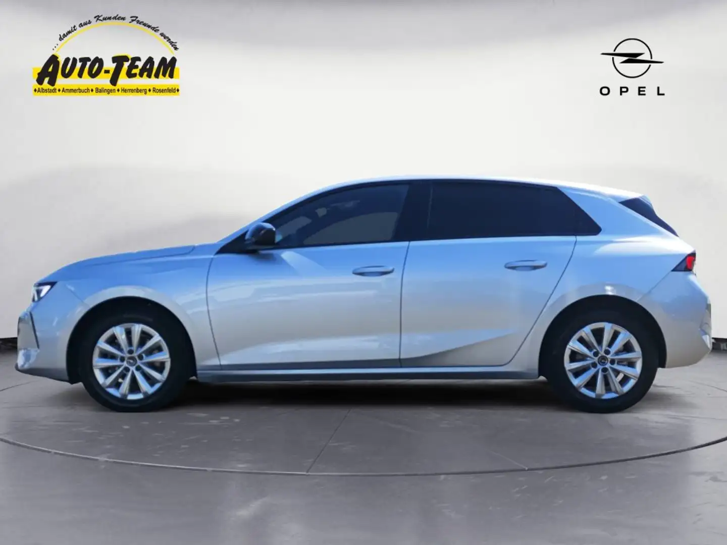 Opel Astra 1.2 Turbo Automatik Edition (L) Zilver - 2