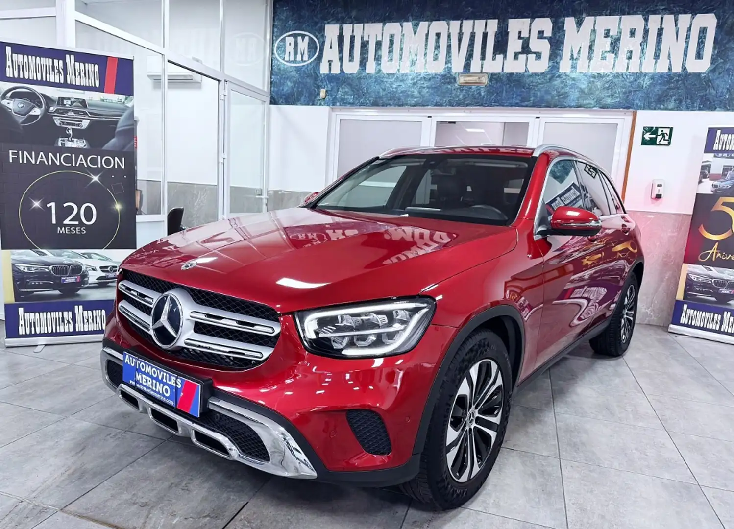 Mercedes-Benz GLC 200 200d 4Matic 9G-Tronic Rojo - 1