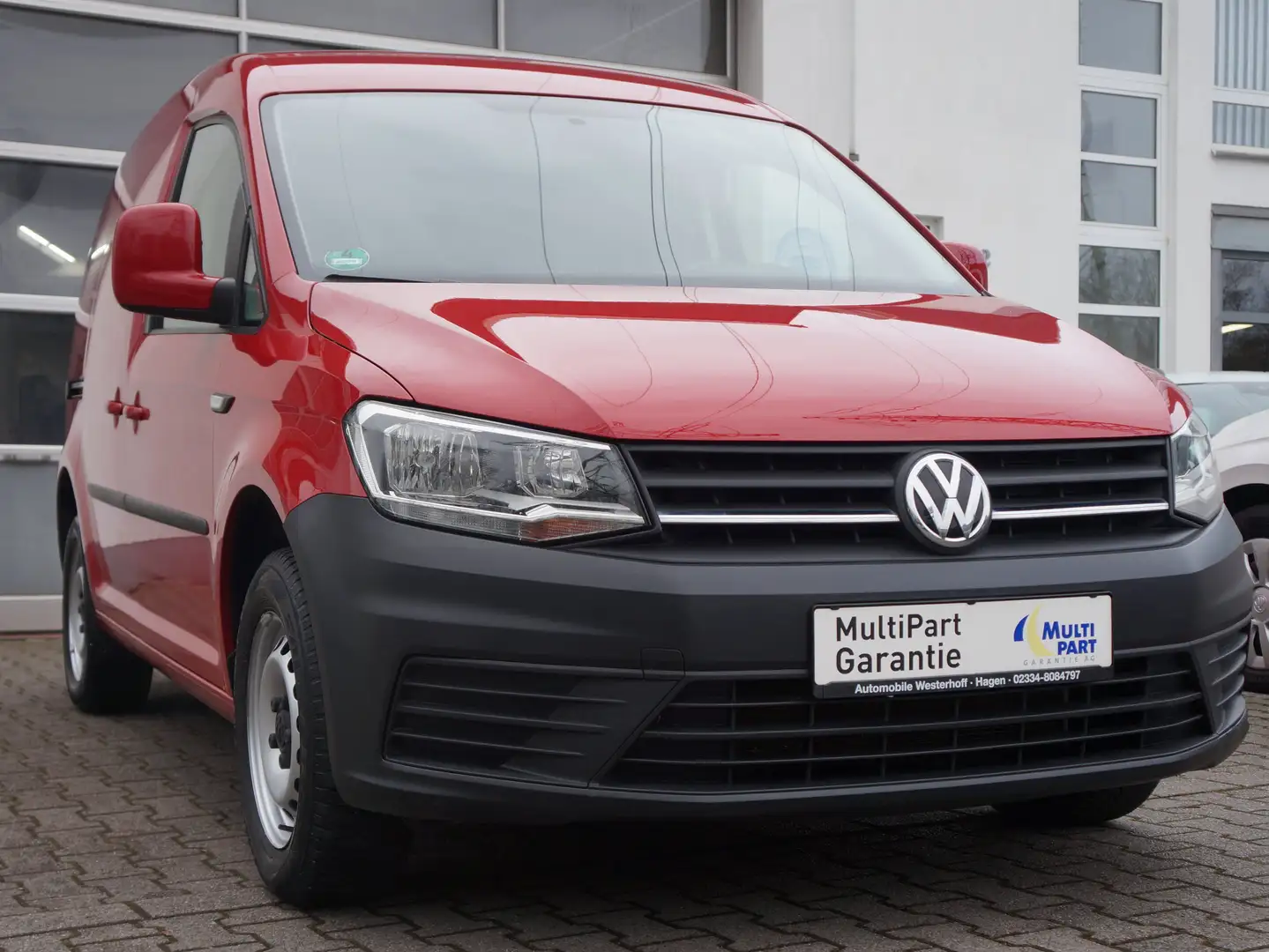 Volkswagen Caddy Caddy Nfz Kasten Trendline BMT*AHK*ALLWETTER* Rood - 1