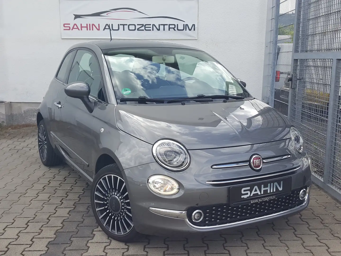 Fiat 500 1.2 Lounge Pano PDC 1.Hand Scheckheft Gris - 2