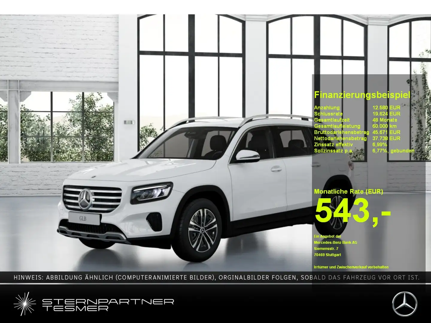 Mercedes-Benz GLB 200 d #TOTWINKEL #PRE-SAFE #LENKRADHZG #KAM Blanc - 1