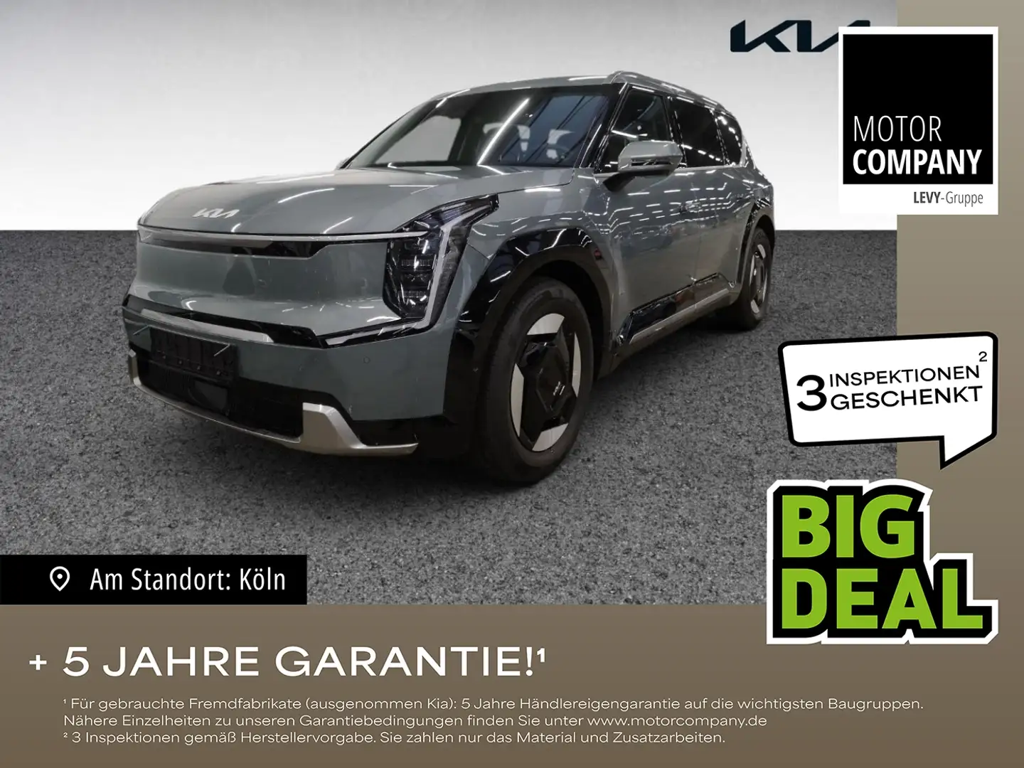 Kia EV9 Comfort +MY24+Navi+360°R.Kam+Head-Up+ Yeşil - 1