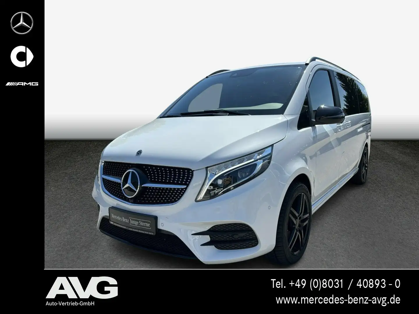 Mercedes-Benz V 300 V 300 d 4M ED Lang AMGline LED AHK Distronic Weiß - 1