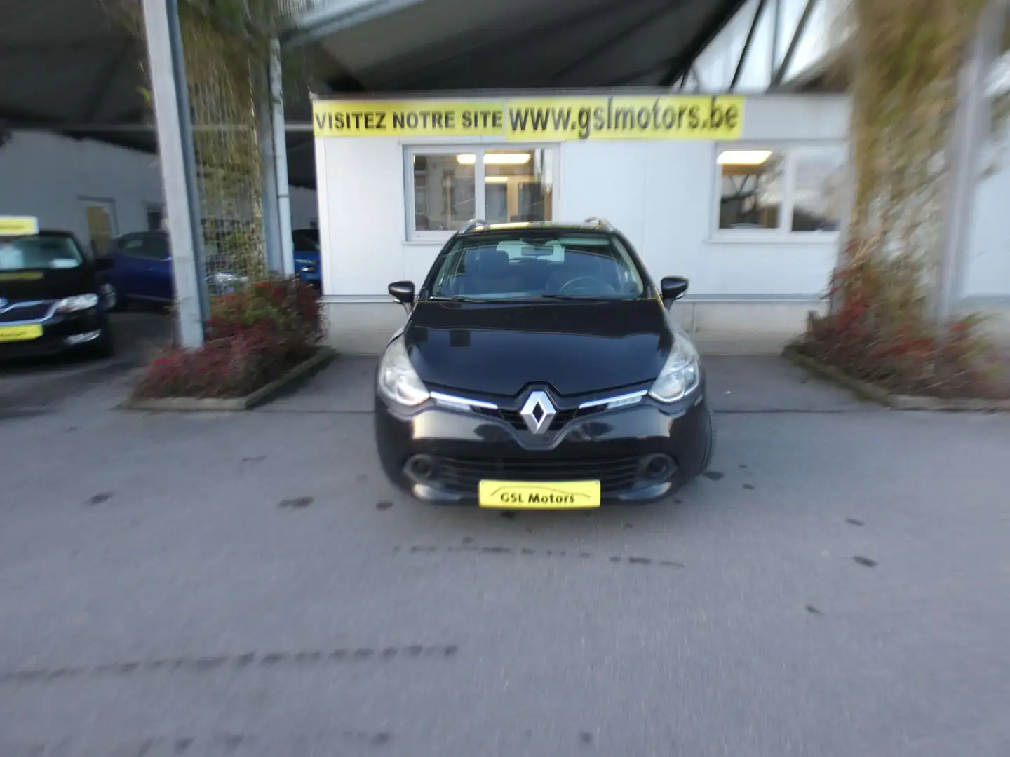 Renault Clio 1.5dCi break noire métal airco-4250eur marchand Schwarz - 2