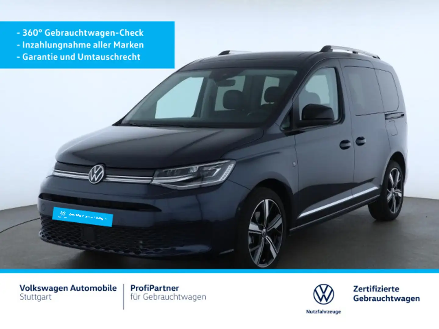 Volkswagen Caddy Style DSG 1.5 TSI Euro 6e LED Navi Kamera Blau - 2