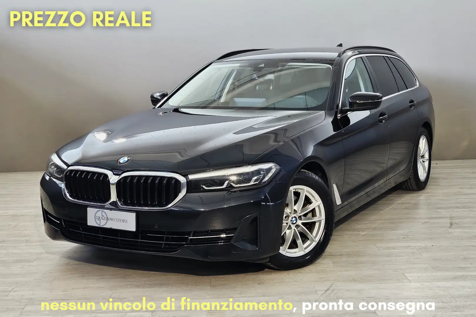 BMW 520 48V MHEV xDrive Touring Business Grigio - 1