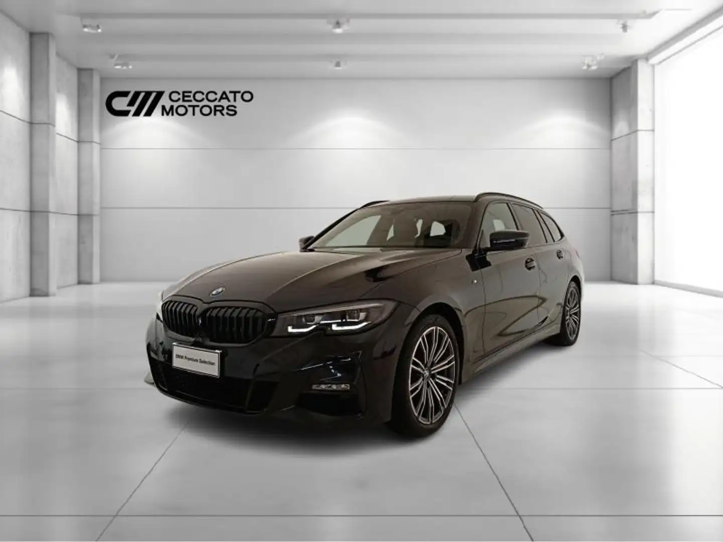 BMW 320 d Touring mhev 48V xdrive Msport auto Zwart - 1