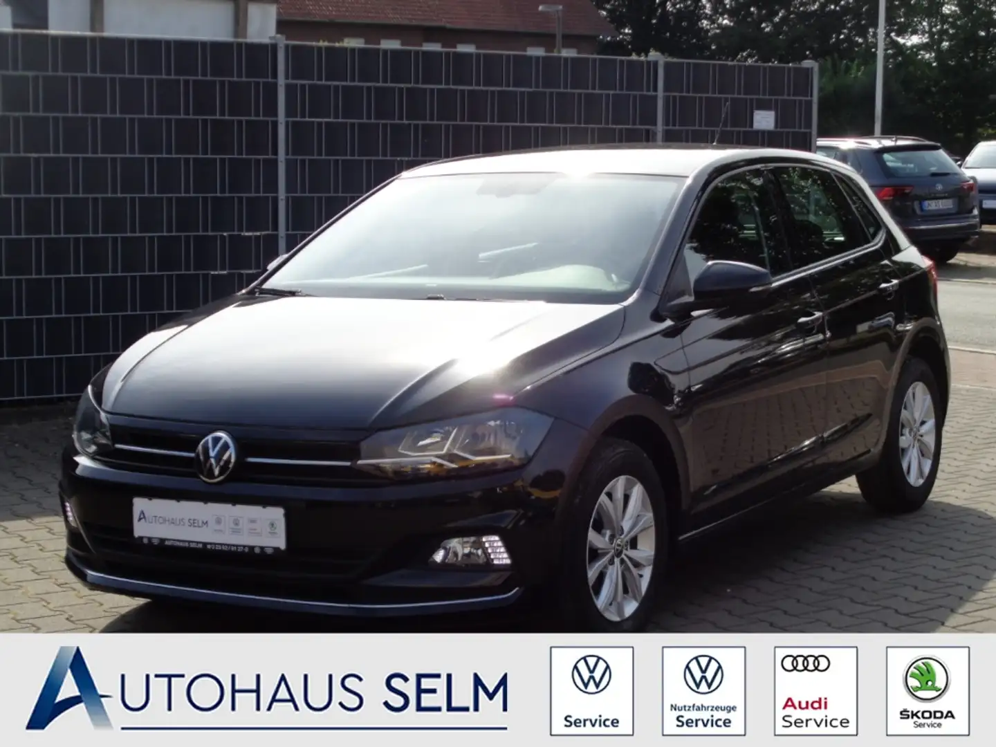 Volkswagen Polo 1.0 TSI Highline ACC NAVI SHZ R-KAM Mehrzonenklima Noir - 1