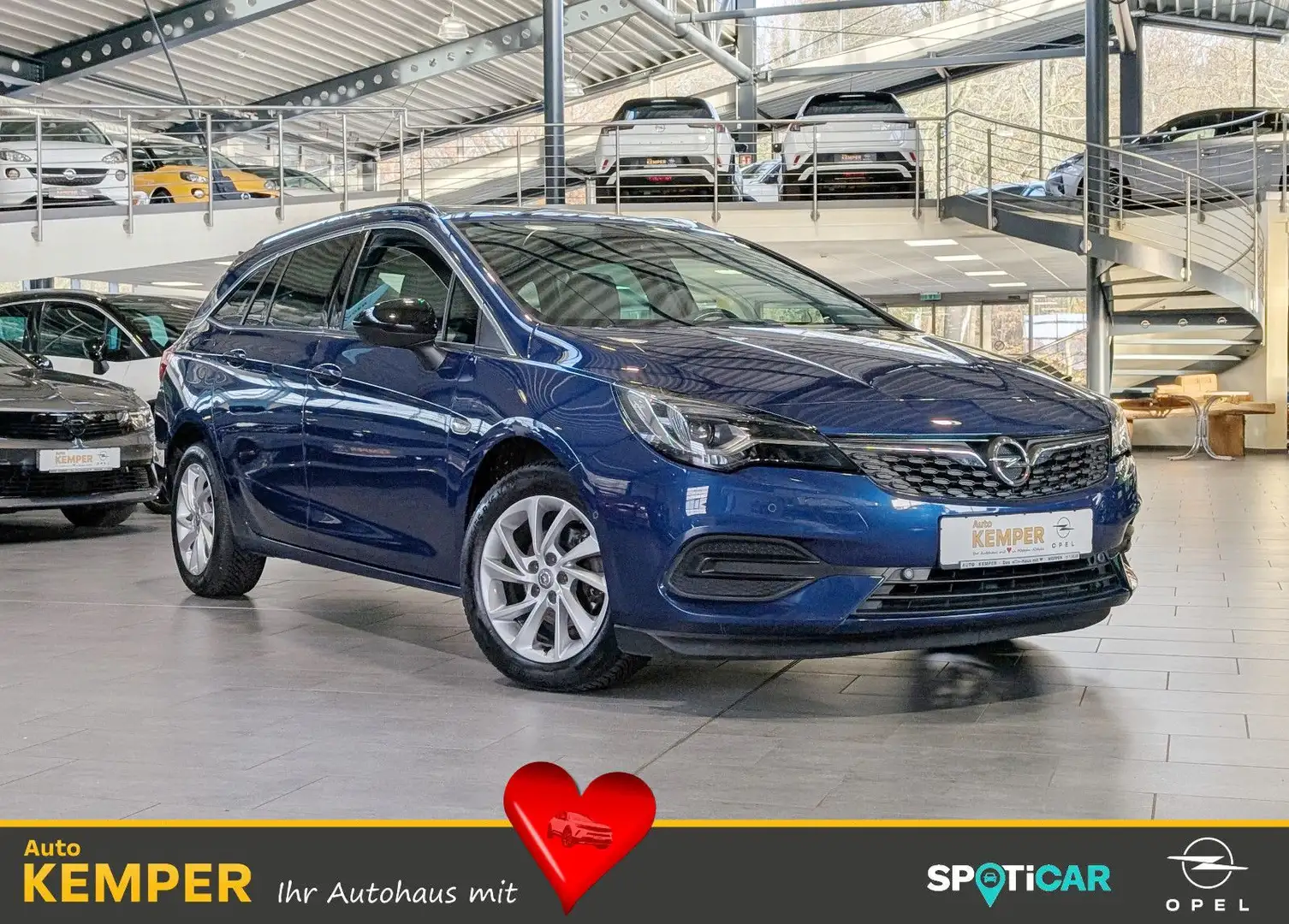 Opel Astra ST 1.5 D Elegance Autom. *LED*Kamera*Navi* Bleu - 1