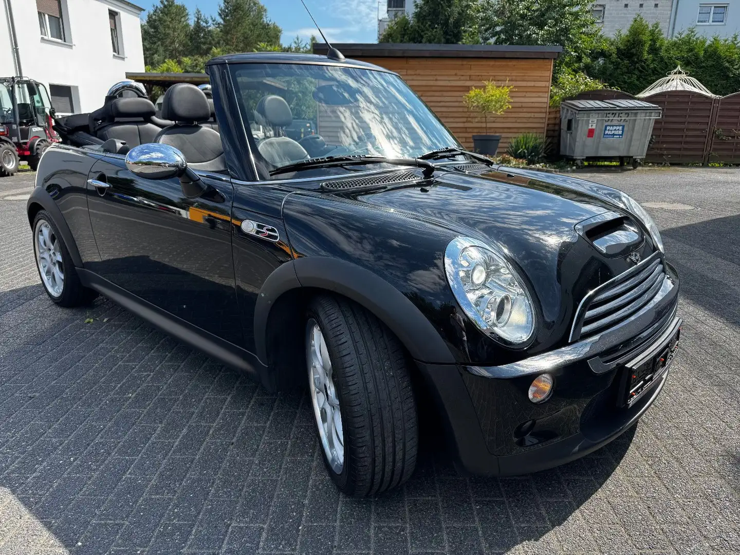 MINI Cooper S COOPER S Cabrio + Chili+NAVI+LEDER+1.HAND Schwarz - 2
