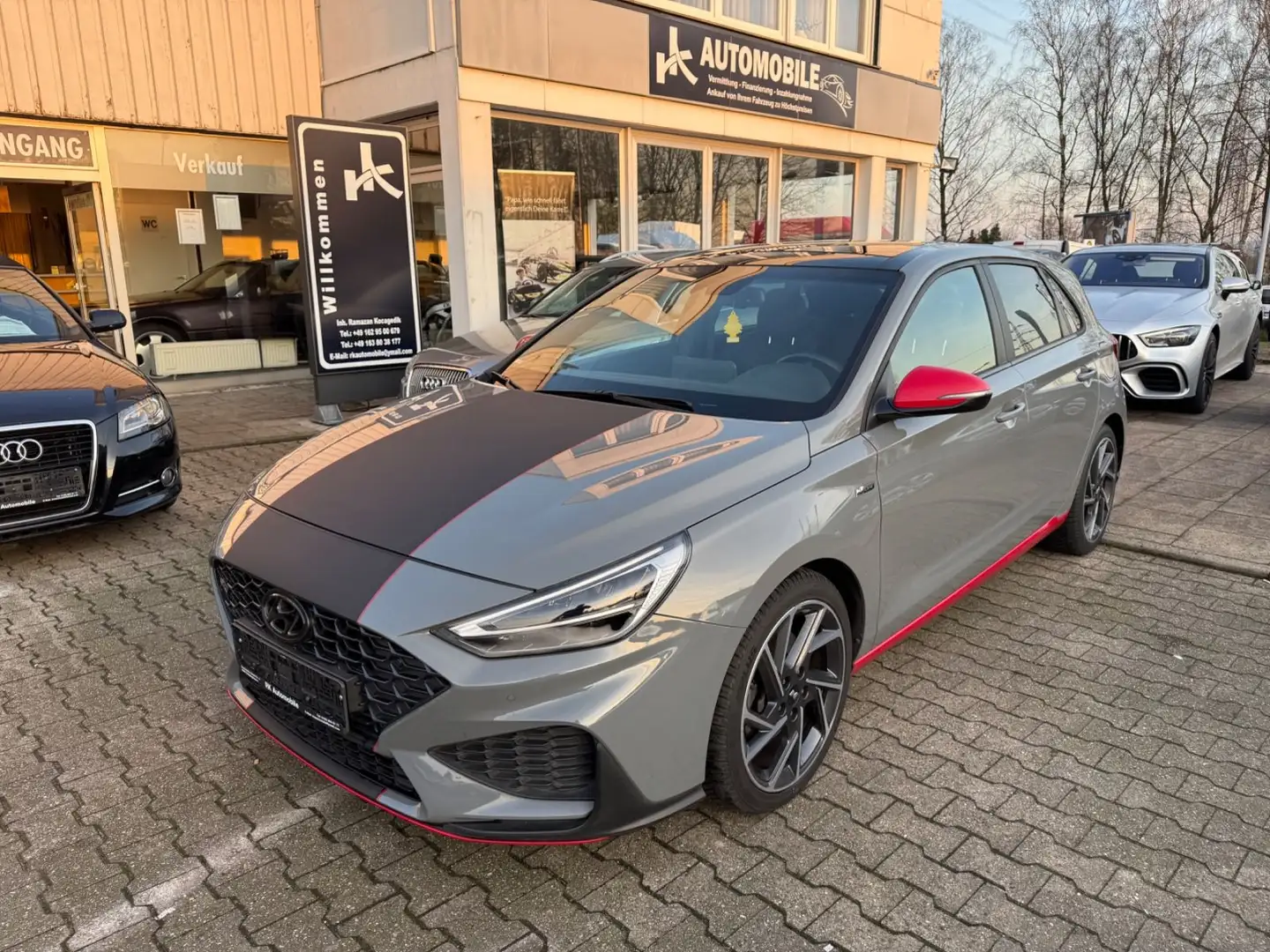 Hyundai i30 N Line Mild-Hybrid *Navi*Klima*Temp*Kamera* Gris - 1
