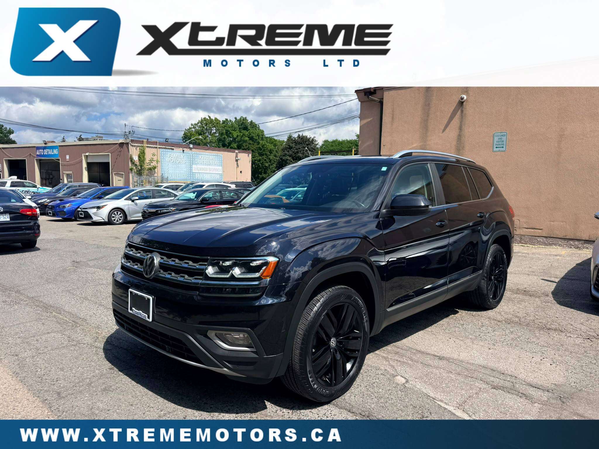 Black 2018 Volkswagen Atlas SUV / Crossover Automatic