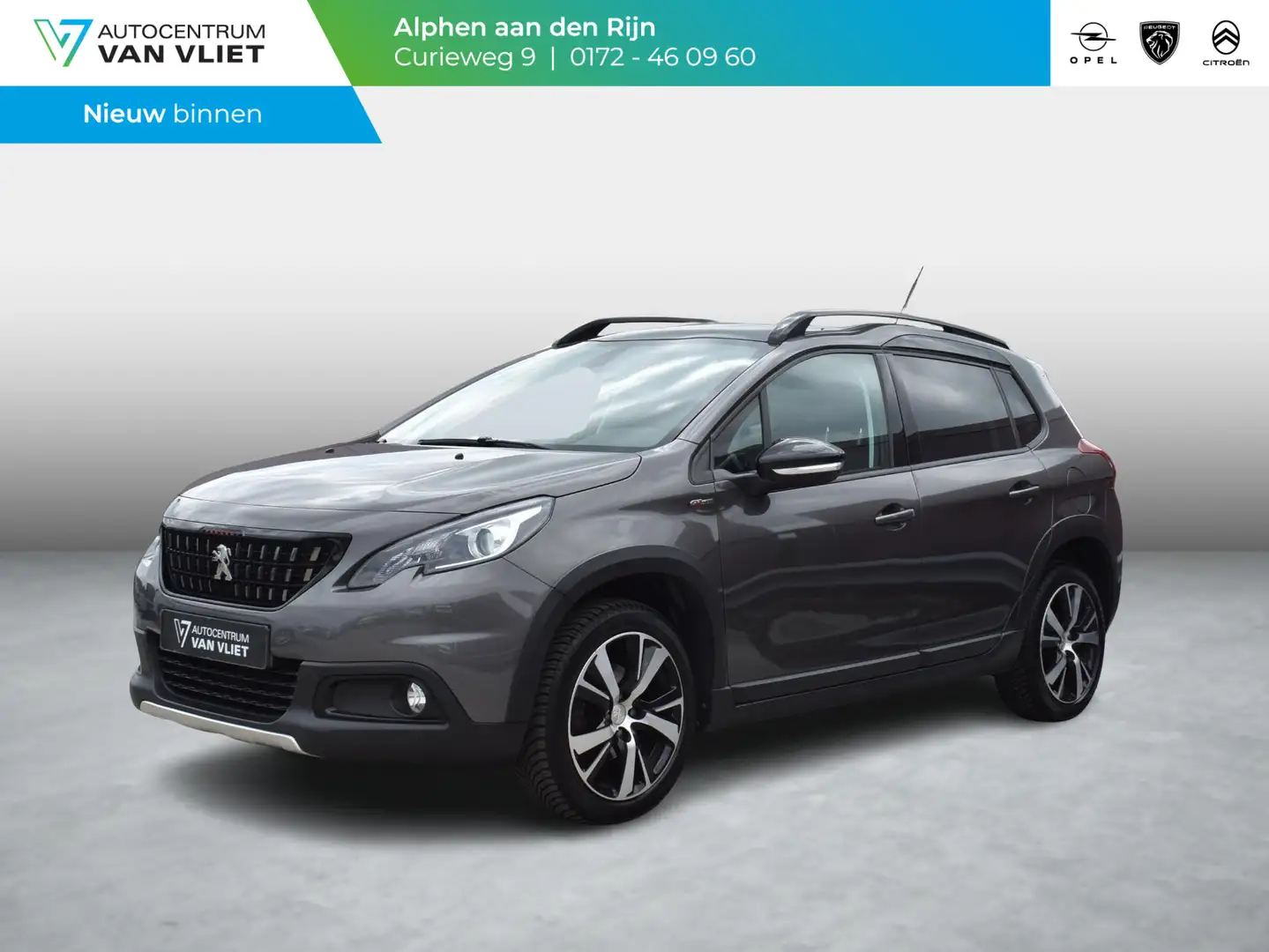 Peugeot 2008 1.2 PureTech GT-line PANORAMA DAK | NAVI & CARPLAY Gris - 1