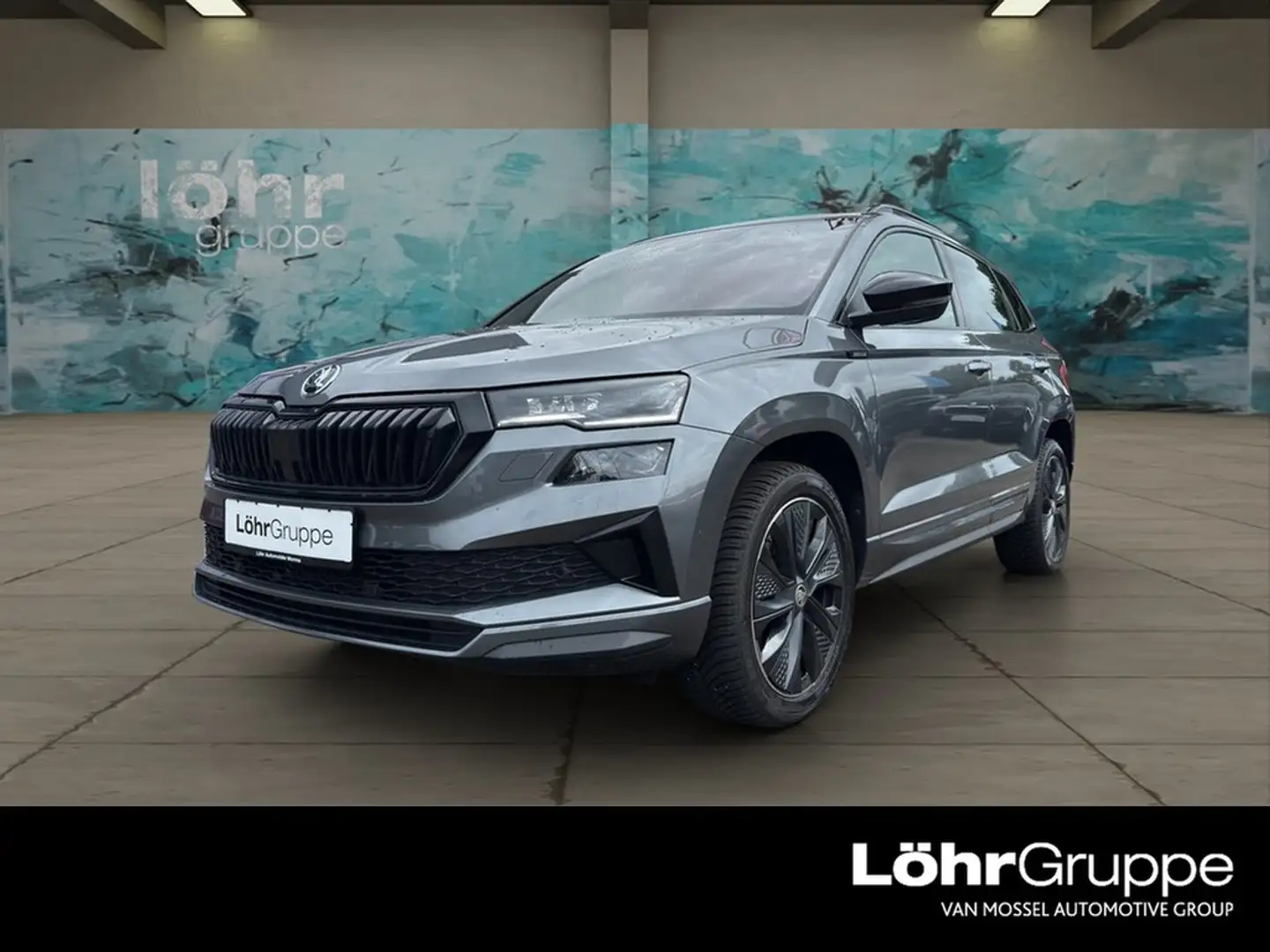 Skoda Karoq 1.5 TSI Sportline *PANO*LEDER*MATRIX-LED* Gris - 1