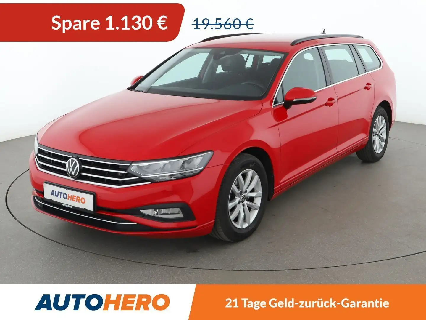 Volkswagen Passat 2.0 TDI Business Aut.*ACC*CAM*NAVI*LED*PDC*SHZ* Rot - 1