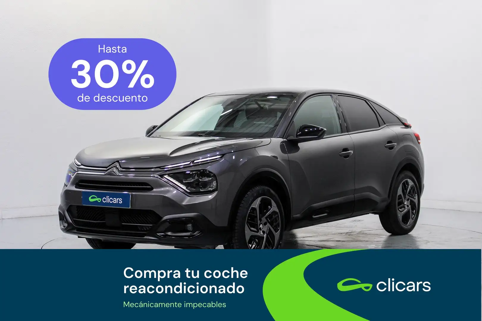 Citroen C4 1.2 PureTech Plus S&S EAT8 130 Gris - 1