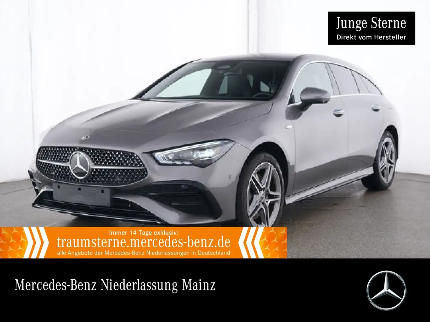 Mercedes-Benz CLA 250 e AMG+360°+AHK+MULTIBEAM+TOTW+KEYLESS+8G Gris - 1