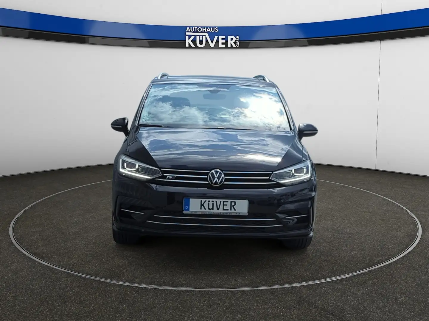 Volkswagen Touran R-Line 2,0 TDI DSG Navi+ACC+AHK+Pano+7S Schwarz - 2