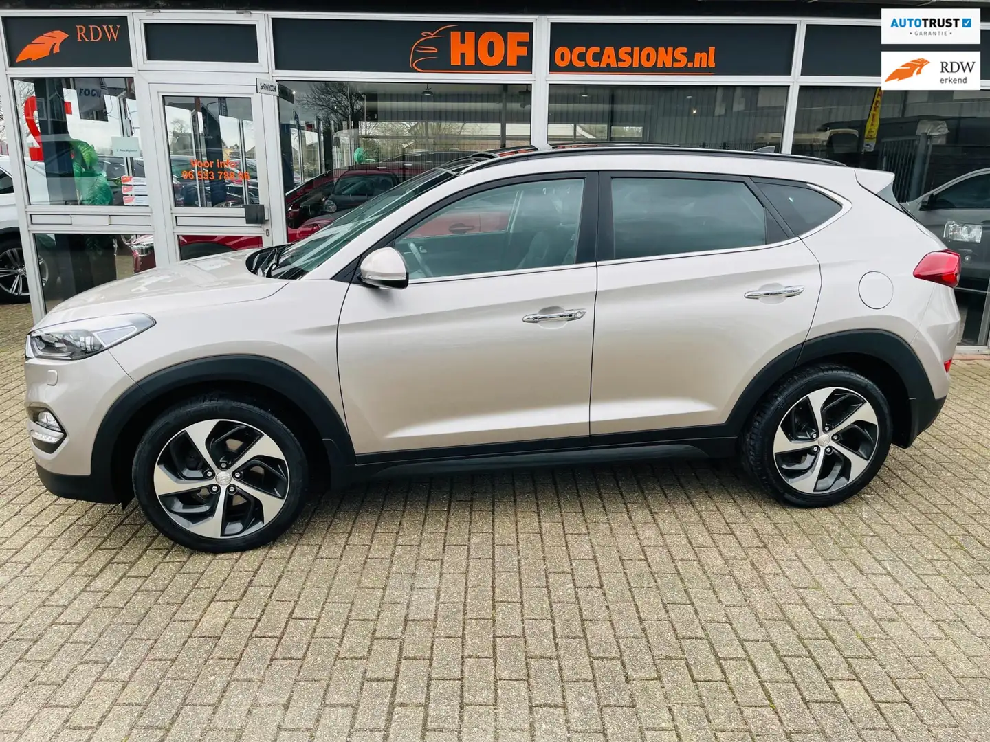 Hyundai TUCSON 1.6 T-GDi Premium 4WD PANORAMA / NAVI / 19''LMV Grijs - 1