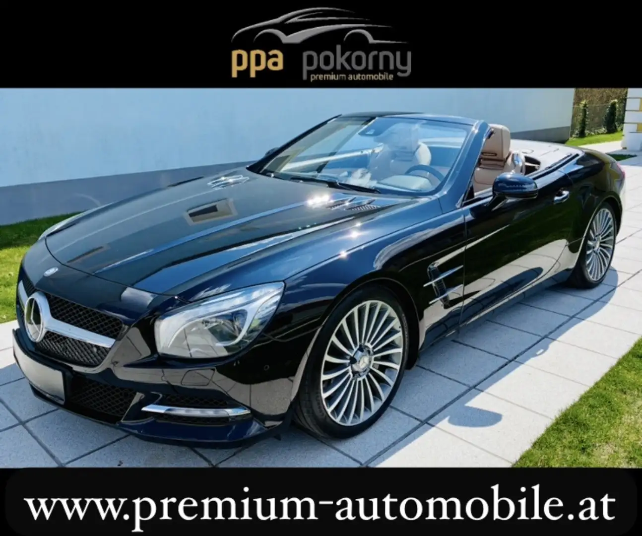 Mercedes-Benz SL 500 Roadster Aut. - Topzustand - Exklusive Ausstattung Schwarz - 1
