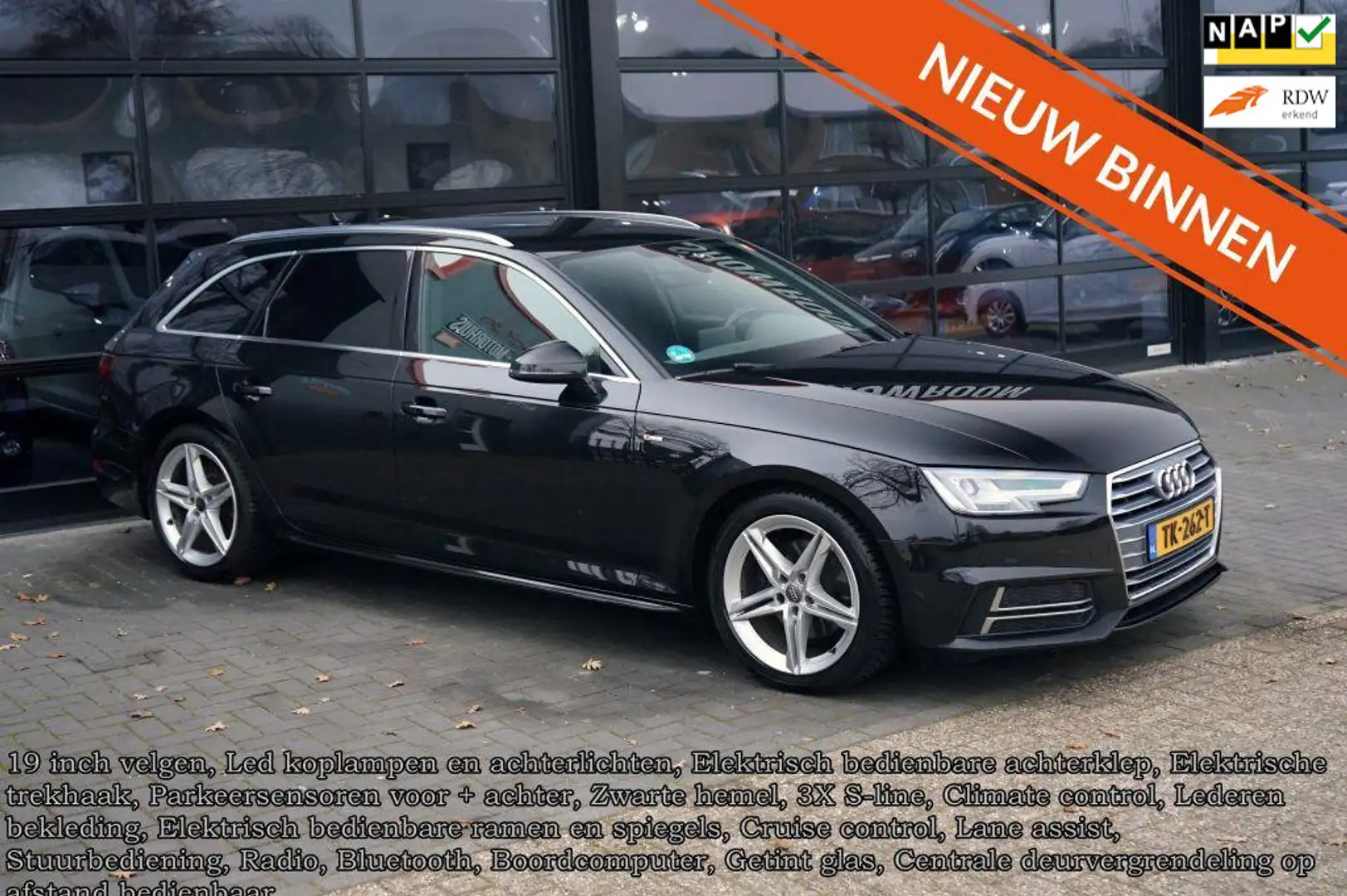 Audi A4 Avant 1.4 TFSI Sport 3X S line, Leder, Led, Clima, Schwarz - 1
