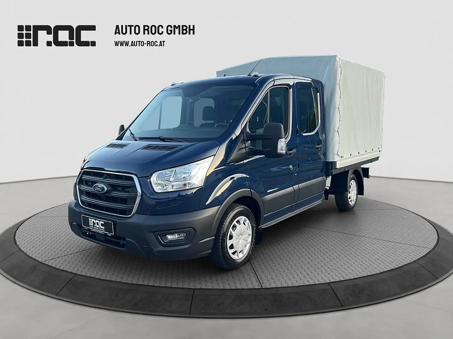 Ford Transit Pritsche DoKa 2,0 EcoBlue L2H1 310 Trend 7-Sitz... Blau - 1