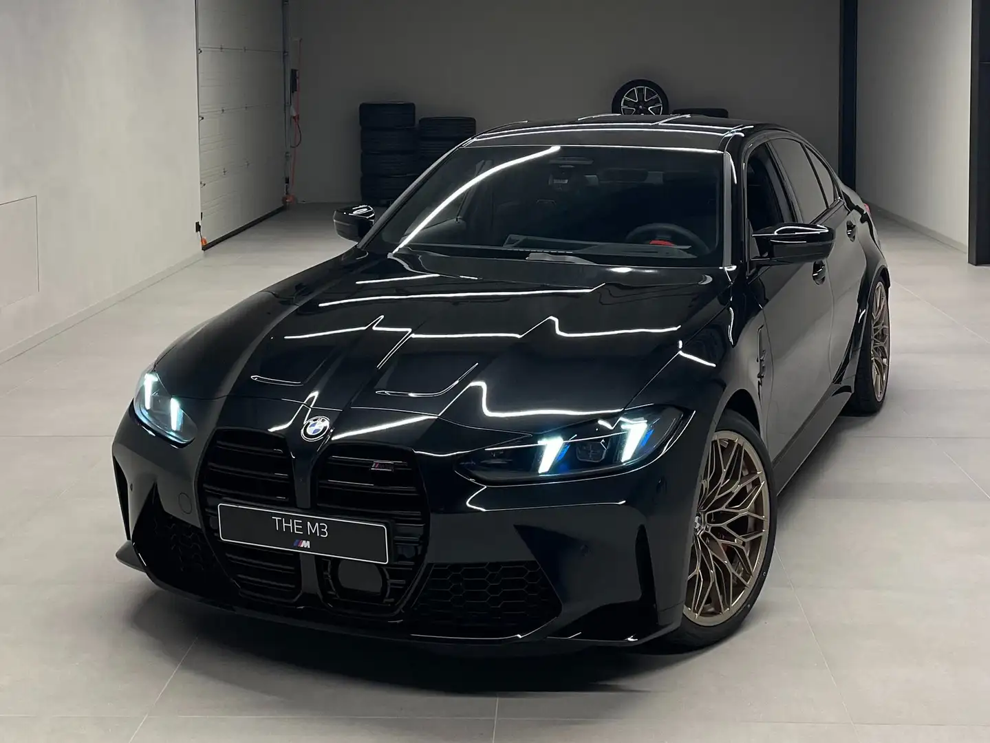 BMW M3 Competition M xDrive Berline / M Performance set! Zwart - 1