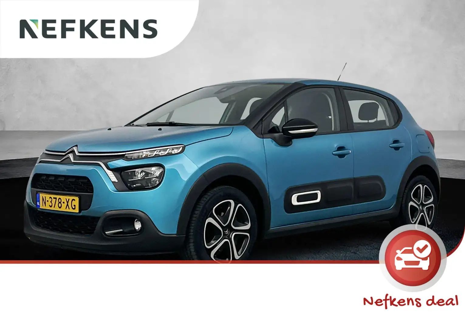 Citroen C3 110pk Feel | 1ste eigenaar | AppleCarPlay/Android Blauw - 1
