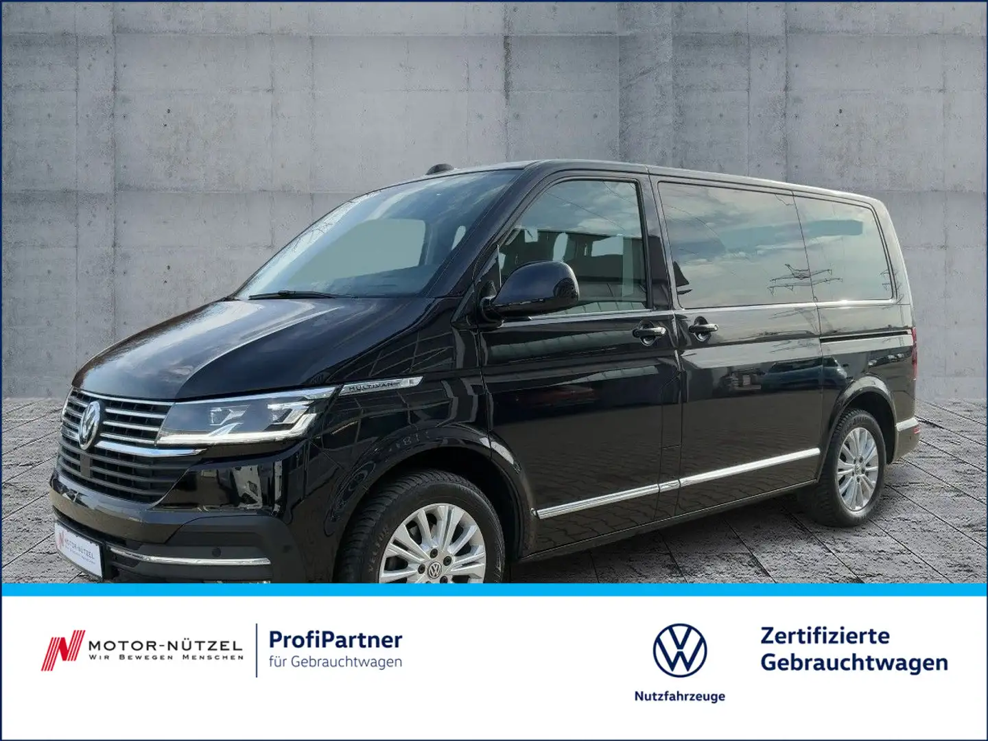 Volkswagen T6.1 Multivan 2.0 TDI DSG HIGHLINE LED+NAV+AHK Schwarz - 1