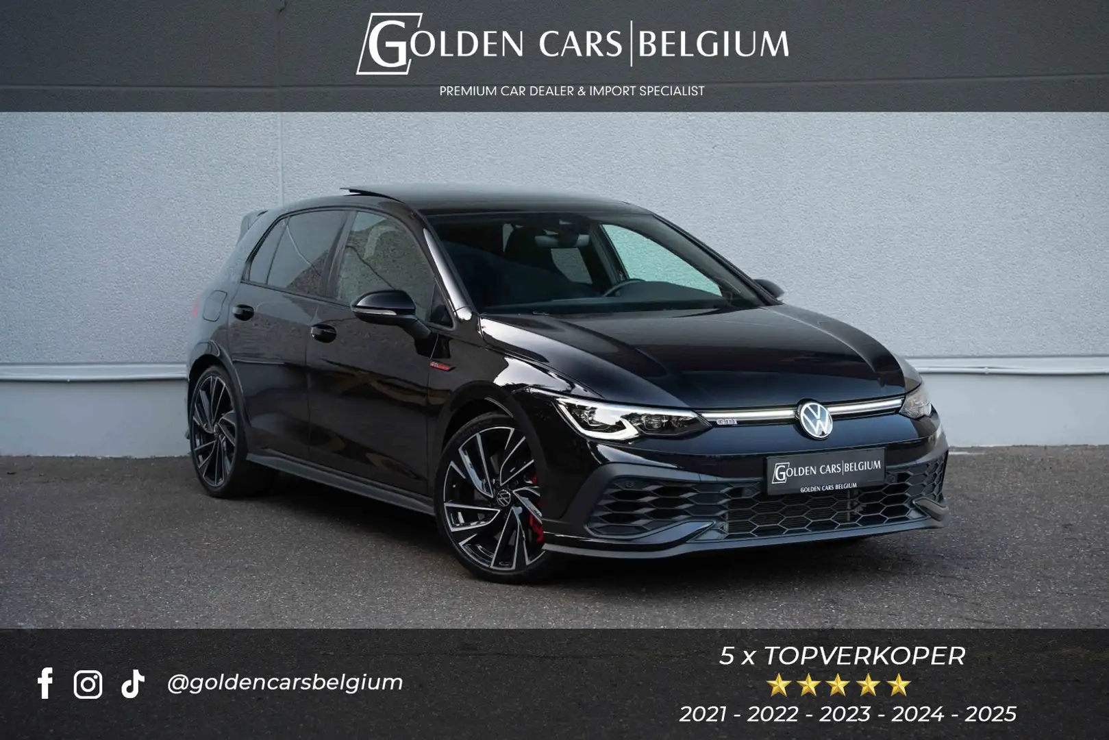 Volkswagen Golf GTI CLUBSPORT PANO/MATRIX/H&K/CAMERA/CARPLAY/LKA Noir - 1