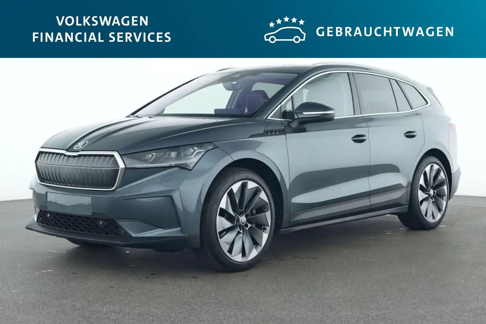 Skoda Enyaq iV electric 150kW AHK*RFK*PDC*Tempo*Klima Сірий - 1