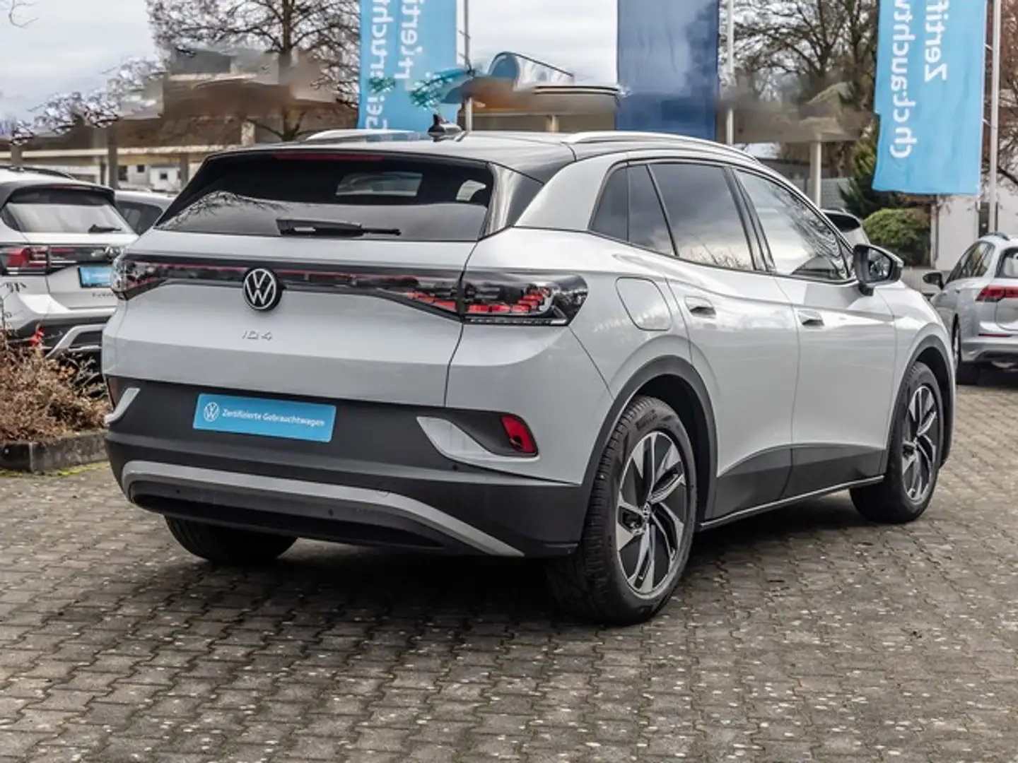 Volkswagen ID.4 Pure Wörmep. ACC SideAssist Navi 19Zoll IQ-Light Weiß - 2